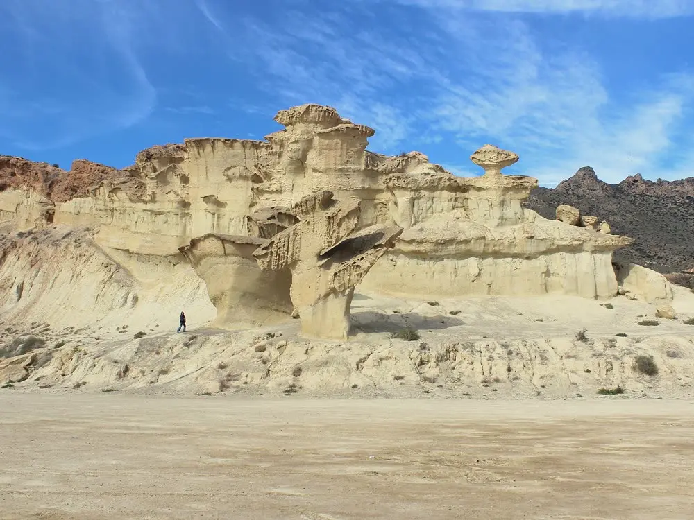 Las Gredas de Bolnuevo, formaciones de arenisca junto al mar